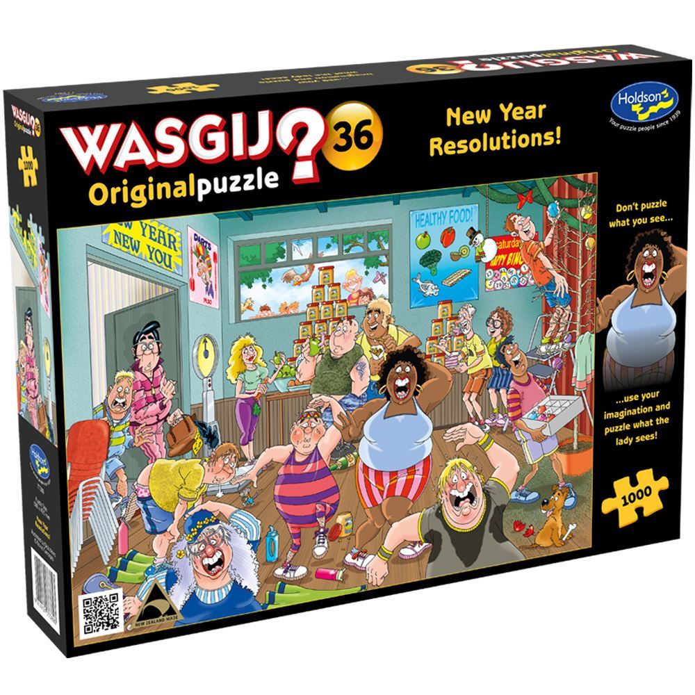 Wasgij : Original #36 - New Year Resolutions! 1000pc